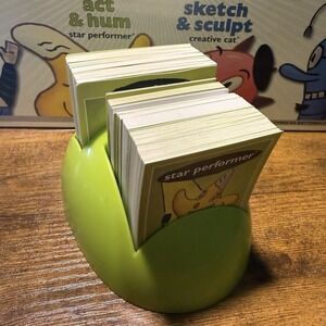 Cranium Turbo Edition Green Card Holder Star Perform Cards Replacement Parts '04